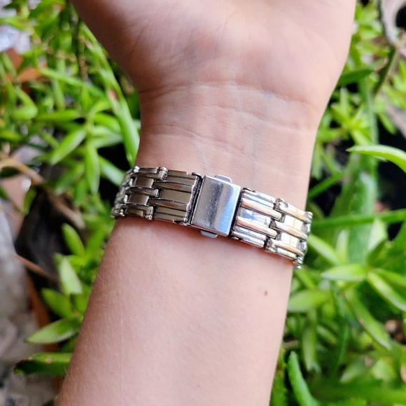 Classic Silver Rhinestone Watch - Picture 6 of 10